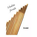 Ahşap Kavela Çıta Çubuk Kavela 1.Kalite Yivli 8 Mm 30 Cm 50 Adet