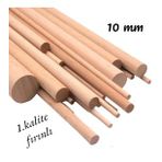 Ahşap Kavela Çıta Çubuk Kavela 1.kalite Yivsiz 10 Mm 40 Cm 50 Adet