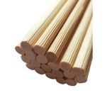 ahşap kavela çıta çubuk kavela yivli 8 mm 50 cm 50 adet