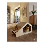 Ahşap Kedi Evi–Modern İç Mekan Kedi Yuvası-Meowood