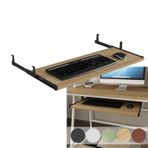 Ahşap Klavye Tepsisi Masa Genişletici Raf Yüksekliği Ayarlanabilir Stand Desteği Klavye ve Fare için Depolama Rafları ile 5 Renkte Mevcuttur 54/60/70x27 cm