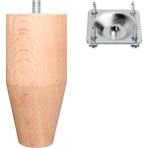 Ahşap Koltuk Ayağı / Uzunluk:10 cm / Çap :5.5 cm