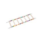 Ahşap Kuş Merdiveni, 25 Cm Boy, 8 Cm En, 7 Basamaklı
