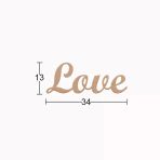 Ahşap Love Yazısı Ds-120