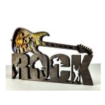 Ahşap Mdf Çok Katmanlı Elektro Gitar Rock Dekoratif Obje