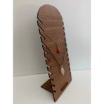 Ahşap Mdf Takı Rafı | 14X30 cm | Beyaz ve Ceviz Renk Seçenekleri - Ahşap - Ceviz