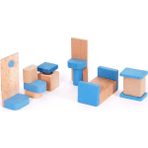Ahşap - Mini Minyatür Banyo Seti
