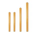 Ahşap Mobilya Ayakları Kanepe Sehpa için Ayarlanabilir Ayaklar Montaj Plakalı Kaymaz Pedler Küçük Yuvarlak ve Kare Masa Ofis Masası (50 cm 4'lü Set)