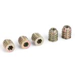 Ahşap Mobilya Montajı Için Çinko Alaşımlı Somunlar Yüksek Sertlik Bağlantı Elemanları (M4*10 Bantlama Kapağı (50pcs))