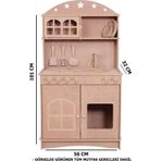 Ahşap Montessori Çocuk Oyuncak Mutfak Servis Seti (EKONOMİK SADE SET)