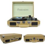 Ahşap Nostaljik Pikap Müzik Çalar Bluetooth & Hoparlörlü Gramofon 33/45/78 Devir Taş ve Plastik Plak Çalar - GRİ
