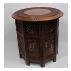 Ahşap Osmanlı Kafes Sehpa 53x53 Cm.