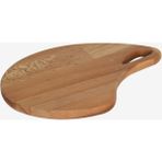 Ahşap Oval Sunumluk, Peynir ve Et Kesme Tahtası, Şık ve Doğal Dekor - Ahşap - Ceviz - Seçenek 1