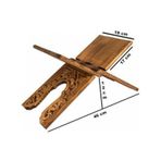 Ahşap Oymalı Rahle 45 CM