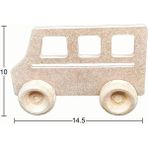 Ahşap Oyuncak Minibüs 14,5X10cm Oy106