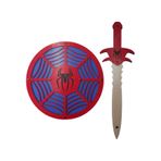 Ahşap Oyuncak Spider-Man Örümcek Adam Kalkanı ve Kılıcı