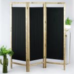 Ahşap Paravan Panel Kumaş Seperatör Paravan Yıkanabilir Kumaşlı Paravan - 150X160