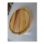 Ahşap Pizza Sunum Tepsisi, Pizza Servis Tabağı,ahşap Pizza Sunum Tahtası,yuvarlak Sunum Tabağı 30 Cm