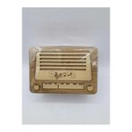 Ahşap Radyo Görünümlü Kumbara, 12x17 cm