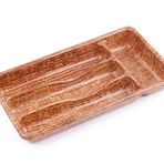 AHŞAP RENK - 4 BÖLMELİ ÇEKMECE İÇİ KAŞIKLIK 36X20CM-Findit