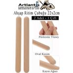 Ahşap Ritim Çubuğu 2 Adet 1 Çift Okul Öncesi Eğitici Anaokulu Ritim Tokmağı Çubukları Çocuk Etkinlik Perkusyon Müzik Ale