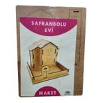 Ahşap Safranbolu Evi Maketi - 3 Boyutlu