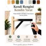 Ahşap Saksı Fener Duvar Askısı 1 Adet ( Kanca Vida ve Dübel Hediyeli )