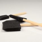 Ahşap Saplı Siyah Sünger Set 3lü