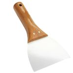 Ahşap Saplı Yay Çeliği Metal Macun Spatula Boya Sıva Kazıma Harç Karıştırma Ispatulası 12 cm 1 Adet