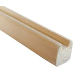 Ahşap Seperatör Profili 4,0 x 3,5 Cm LADİN 4 KÖŞE PAHLI KÖŞE KENAR KANAL ENİ 16 mm - 150 cm