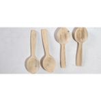 Ahşap Şimşir Oyun Kaşığı 4 Adet Boxwood Spoons For Folk Dancing