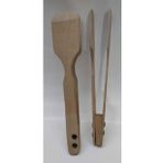 Ahşap Spatula Tahta Maşa Doğal El Yapımı B-4