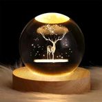 Ahşap Standlı Cam Küre Işıklı Göz Yormayan Dünya Küre Motifli Masaüstü Aydınlatma Gece Lambası Dekoratif Çocuk Odası Salon Yatak Odası Lamba 6Cm X 6Cm (Dünya Küre)