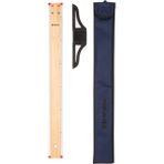 Ahşap T-Cetveli 60 cm (Sökülebilir Başlık, Kumaş Kılıf