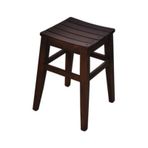Ahşap Tabure 40 Cm. Gürgen Ağacından Cilalı 1.Kalite