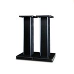 Ahşap Tahıl Evrensel Hoparlör Standları, Ev Ses ve Görüntü Sistemleri için Gizli Kablolar ve Kum Dolgulu Çift Zemin Ses Standı (50 cm/19,6 inç) Ses Aksesuarları için İdeal Montaj Elemanları