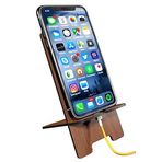 Ahşap Telefon Standı Masa Üstü Telefon Tutucu Cep Telefonu Standı Tüm Telefon Modelleri ile Uyumlu