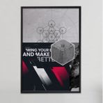 Ahşap Traverten Kaplanmış Dokulu İnsan