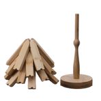 Ahşap Trivets - Ahşap Ağaç Tabağı Trivet Sıcak Tava Bardak Altlıkları | Çok Fonksiyonlu Sıcak Ped Isıya Dayanıklı Kaseler ve Çaydanlıklar Bardak Altlığı, Çaydanlık Tencere Tavaları için Katlanabilir