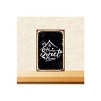 Ahşap Vintage Tablo " Home Sweet Home" Ahşap Mdf 25x35cm