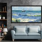 Ahşap Yağlı Boya Dokulu Tablo Van Gogh Saıntes Marıes