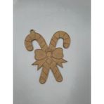 Ahşap Yılbaşı Süsü Boyama No3, 15 Cm, Diy, Okul, Etkinlik, Sanat - Seçenek 1 - Açık Beyaz - Gri