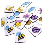 Ahşap Zeka Oyunu Eşleştirme Kartları Montessori Oyuncak
