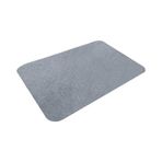 Ahşap Zeminler için Sandalye Paspası 47"x35" Dayanıklı Halı Sandalye Pedi, Ahşap, Fayans, Laminat ve Beton için Zemin Koruyucu, Üstün Zemin Koruması için Açık Gri Masa Matı