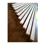 ahsapbay Ahşap Çıta, Dekoratif Çıta 10 Adet 1 Cm X 2 Cm X 100cm (duvar Çıtası) Çıta z2908