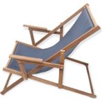 Ahsapland Ahşap Katlanır Bahçe, Balkon ,teras Mobilyası,kol Dayamalı Şezlong Sandalye