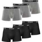 Ahtapot Collection 6'lı Kutu Likralı Premium Erkek Boxer Mattia - 2XL - Açık Gri