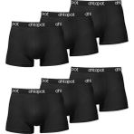 Ahtapot Collection 6'lı Kutu Likralı Premium Erkek Boxer Vitor - Siyah