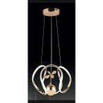 Ahtapot Rose Gold 3 Kollu Şeker Toplu 3 Renk Kristal LED Avize - Altın