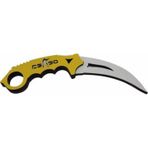 Ahtek Ahşap Karambit Bıçak Cs Go Figürlü Sarı